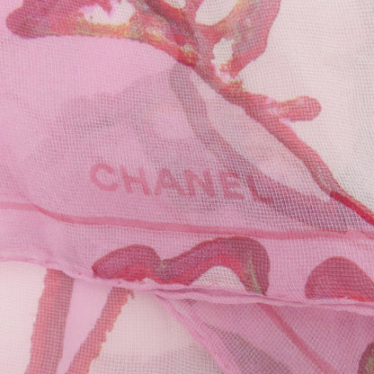 CHANEL   Scarf COCO Mark Silk Ladies