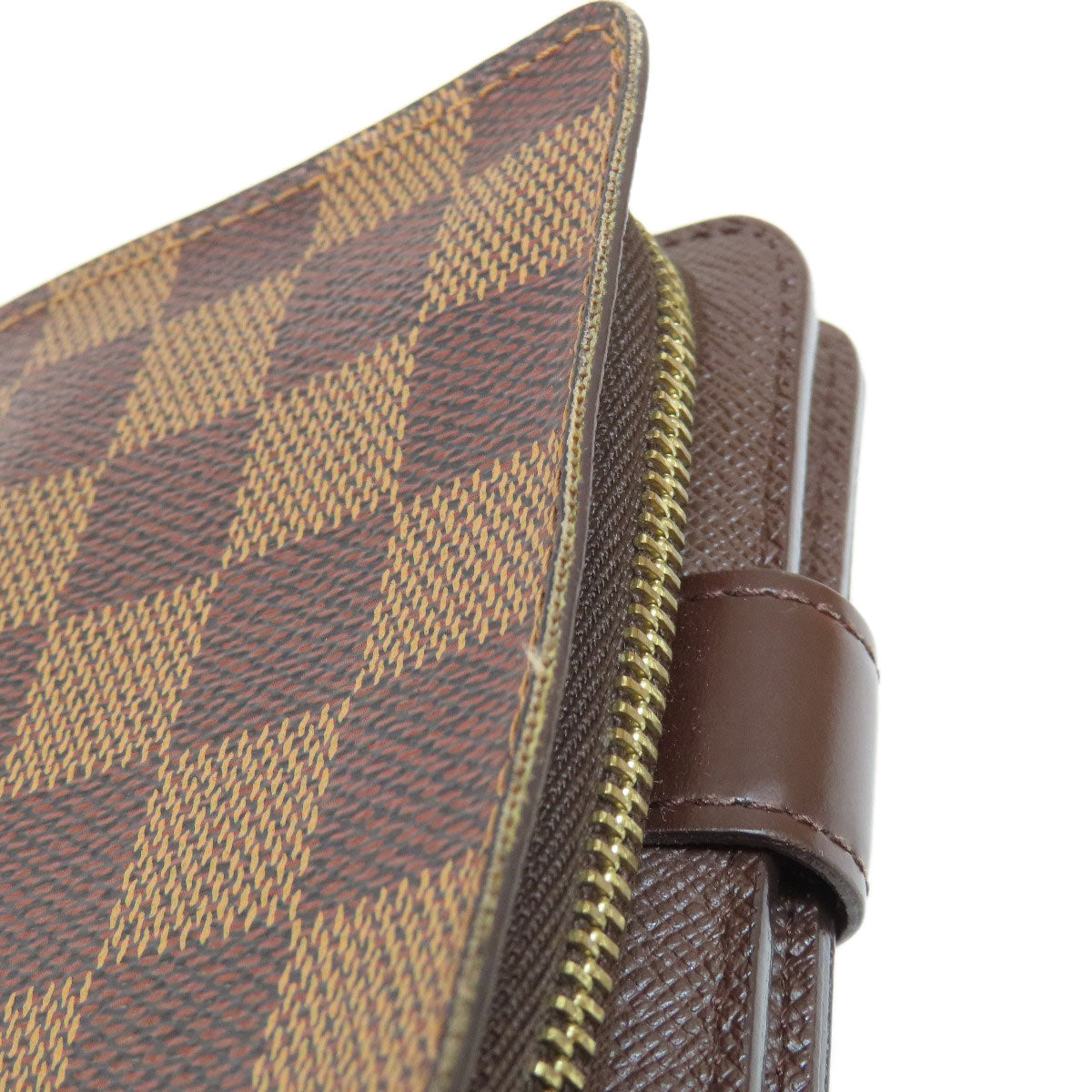 LOUIS VUITTON M61668 Compact zip Bifold Wallet with Coin Pocket Damier canvas Ladies [Used]