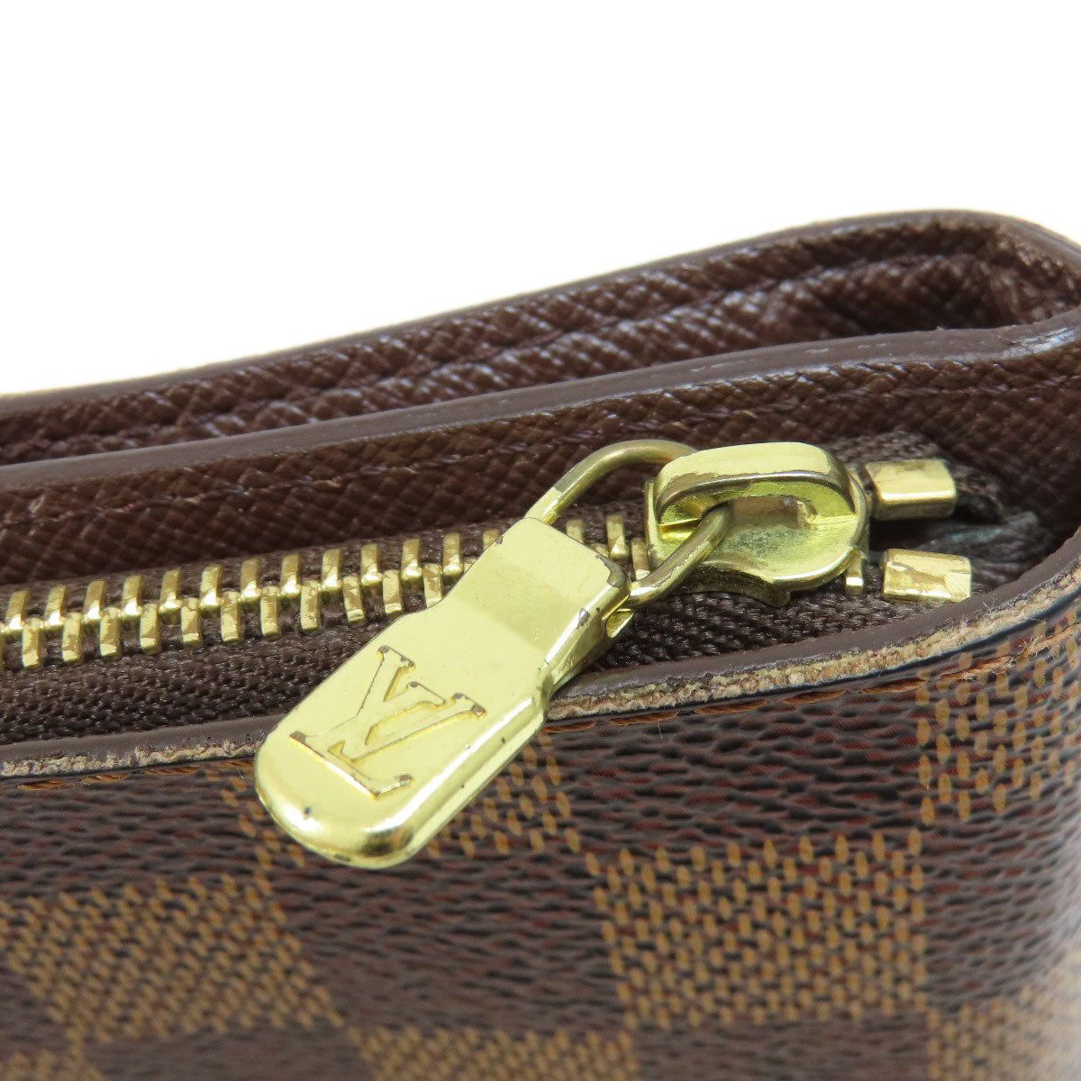 LOUIS VUITTON M61668 Compact zip Bifold Wallet with Coin Pocket Damier canvas Ladies [Used]