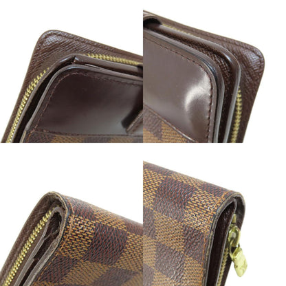 LOUIS VUITTON M61668 Compact zip Bifold Wallet with Coin Pocket Damier canvas Ladies [Used]