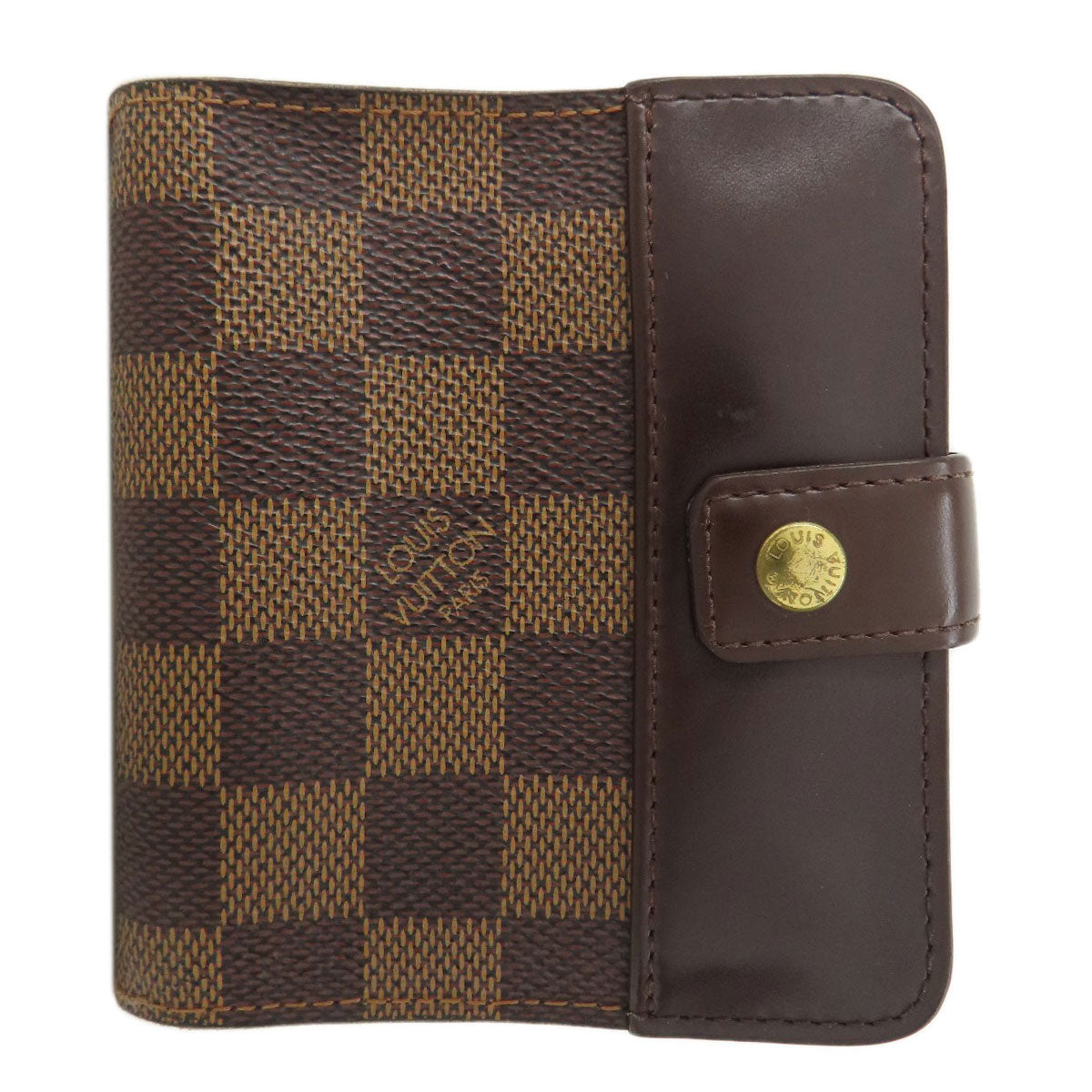 LOUIS VUITTON M61668 Compact zip Bifold Wallet with Coin Pocket Damier canvas Ladies [Used]