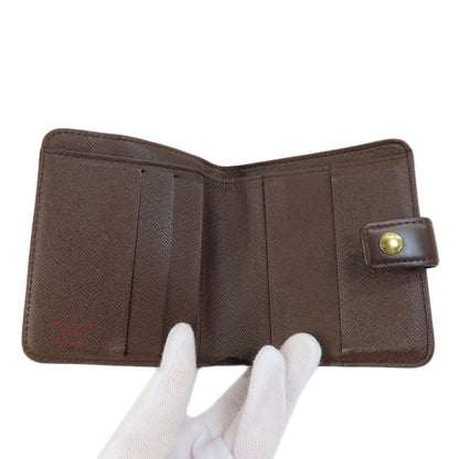 LOUIS VUITTON M61668 Compact zip Bifold Wallet with Coin Pocket Damier canvas Ladies [Used]