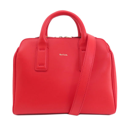 Paul Smith Logo 2WAY Boston bag Leather Ladies [Used]