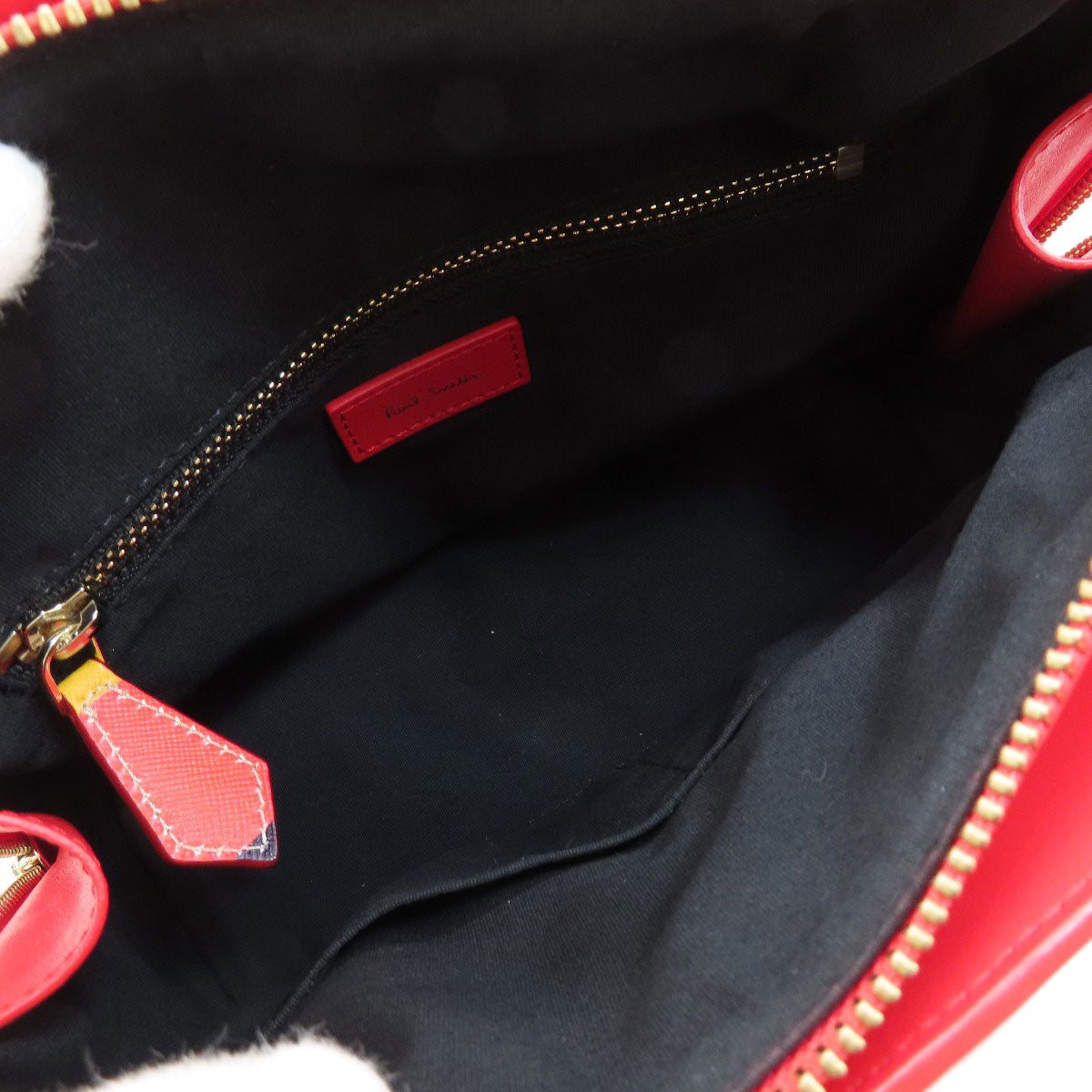 Paul Smith Logo 2WAY Boston bag Leather Ladies [Used]