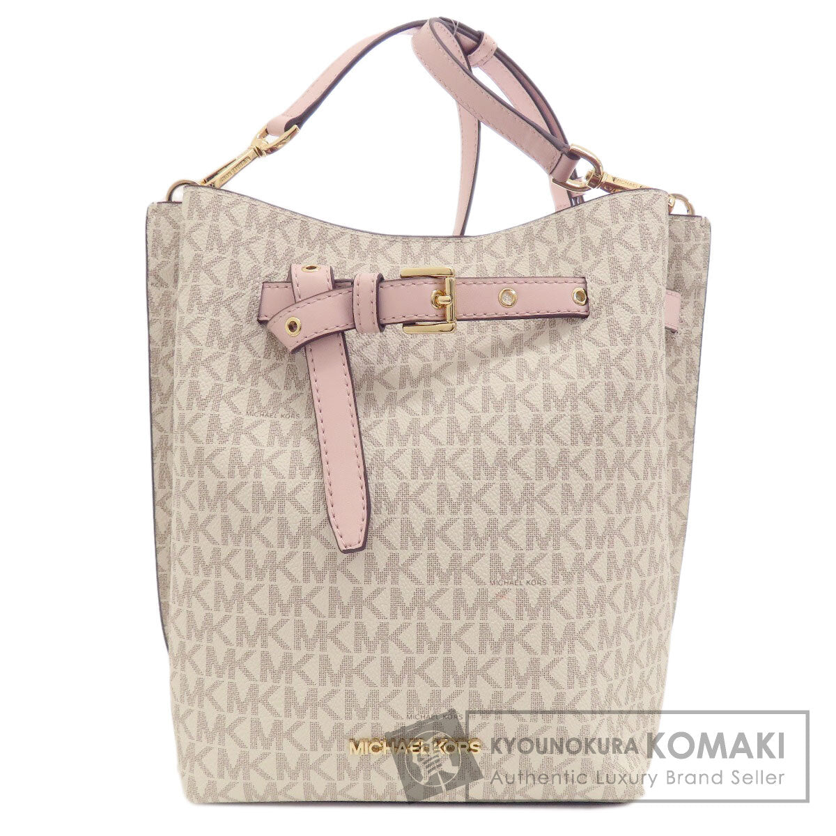 Michael Kors Emilia MK Signature Shoulder Bag PVC Ladies [Used]