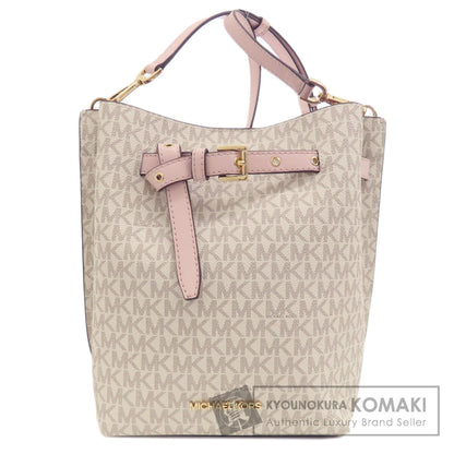 Michael Kors Emilia MK Signature Shoulder Bag PVC Ladies [Used]