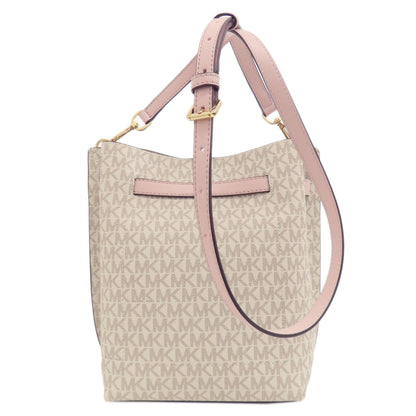 Michael Kors Emilia MK Signature Shoulder Bag PVC Ladies [Used]