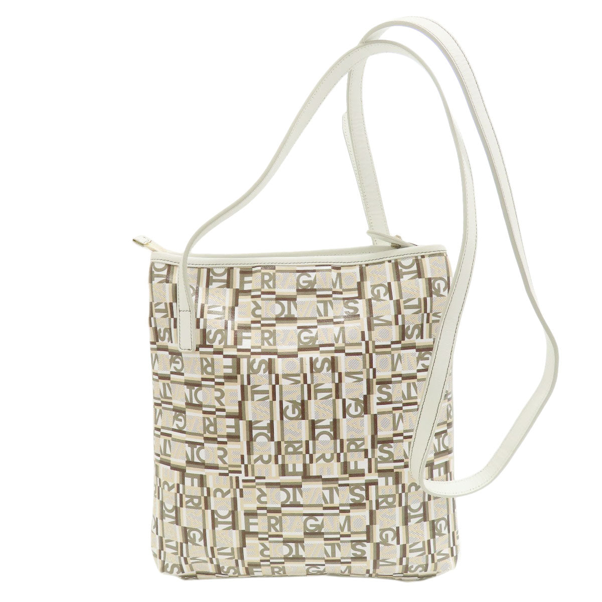 Salvatore Ferragamo Logo pattern Tote Bag PVC Ladies [Used]