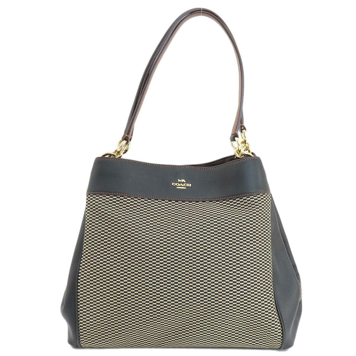 COACH F27575 Logo Hardware Tote Bag Canvas Ladies [Used]
