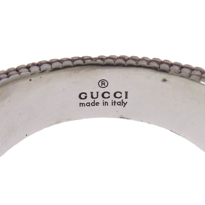 GUCCI Interlocking G Ring Silver Ladies [Used]
