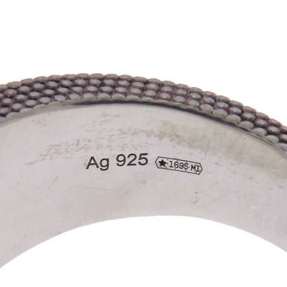 GUCCI Interlocking G Ring Silver Ladies [Used]