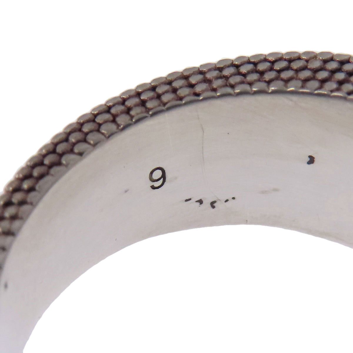 GUCCI Interlocking G Ring Silver Ladies [Used]