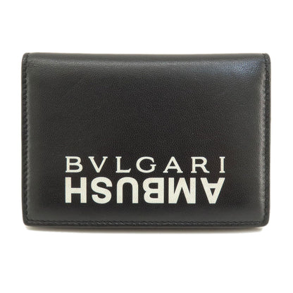 BVLGARI   Card Case AMBUSH Leather Ladies