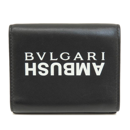 BVLGARI   Bifold Wallet with Coin Pocket AMBUSH Leather Ladies