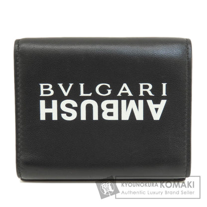 BVLGARI   Bifold Wallet with Coin Pocket AMBUSH Leather Ladies