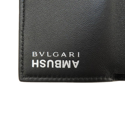 BVLGARI   Bifold Wallet with Coin Pocket AMBUSH Leather Ladies