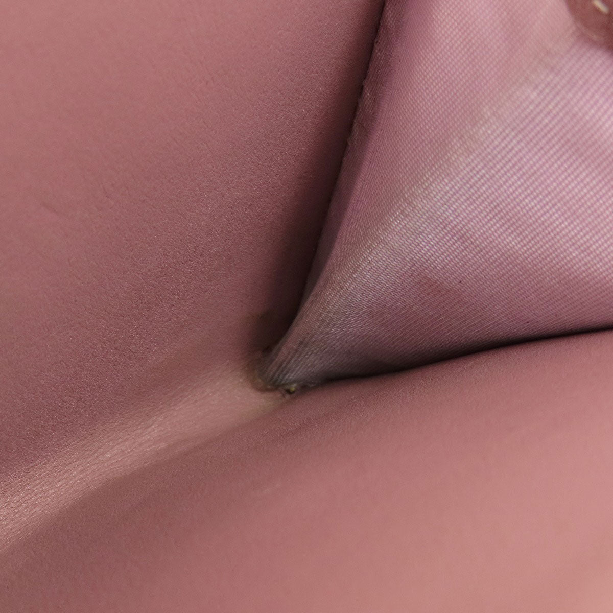 VALENTINO GARAVANI Studs Bifold Wallet with Coin Pocket Leather Ladies [Used]