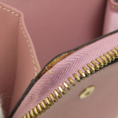 VALENTINO GARAVANI Studs Bifold Wallet with Coin Pocket Leather Ladies [Used]