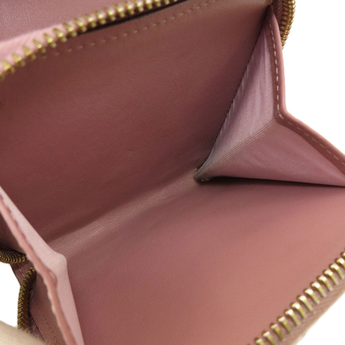 VALENTINO GARAVANI Studs Bifold Wallet with Coin Pocket Leather Ladies [Used]