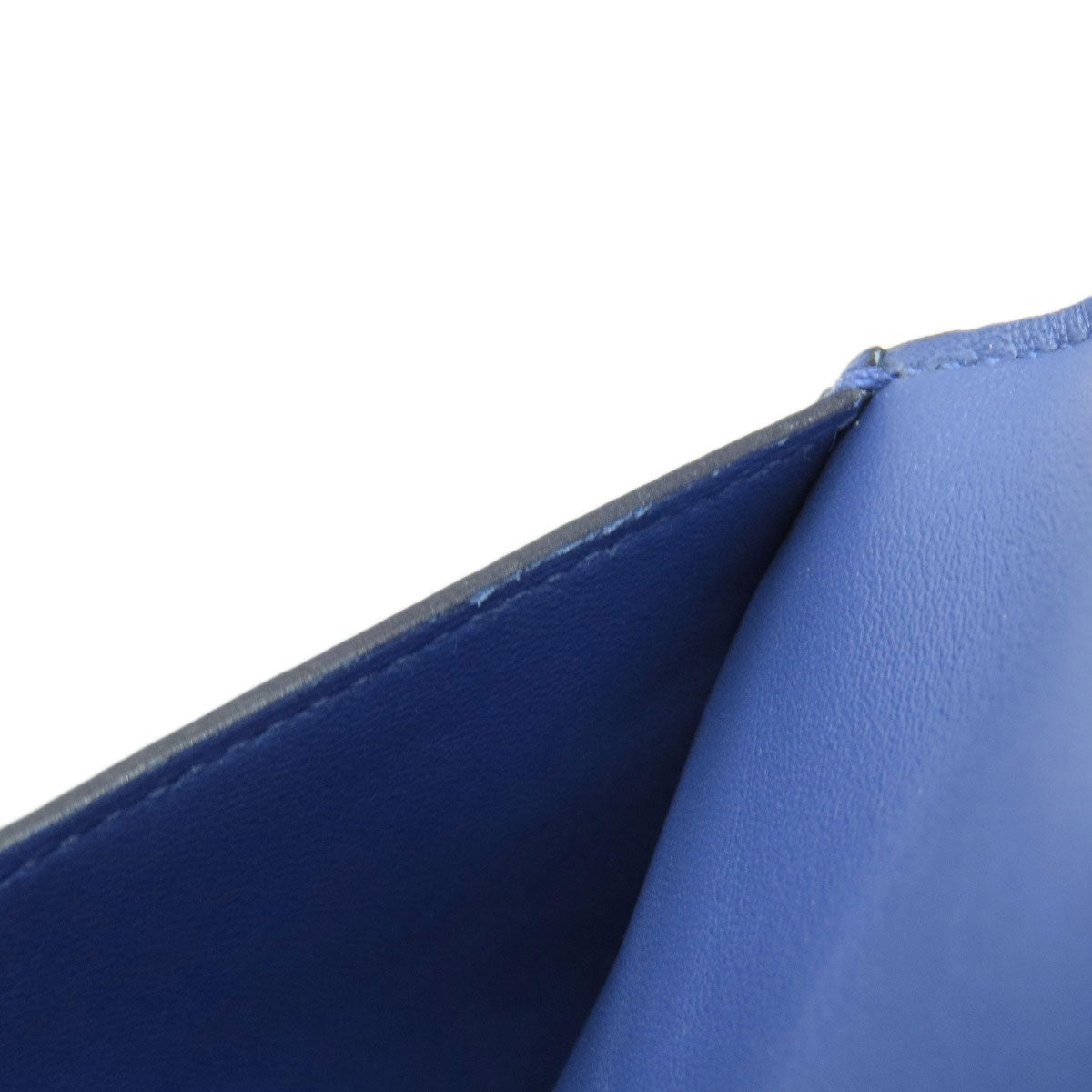 HERMES Dogon Long SilverHardware Long wallet (no coin pocket) Calf Ladies [Used]