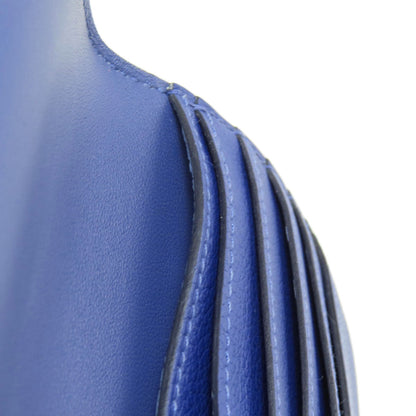 HERMES Dogon Long SilverHardware Long wallet (no coin pocket) Calf Ladies [Used]