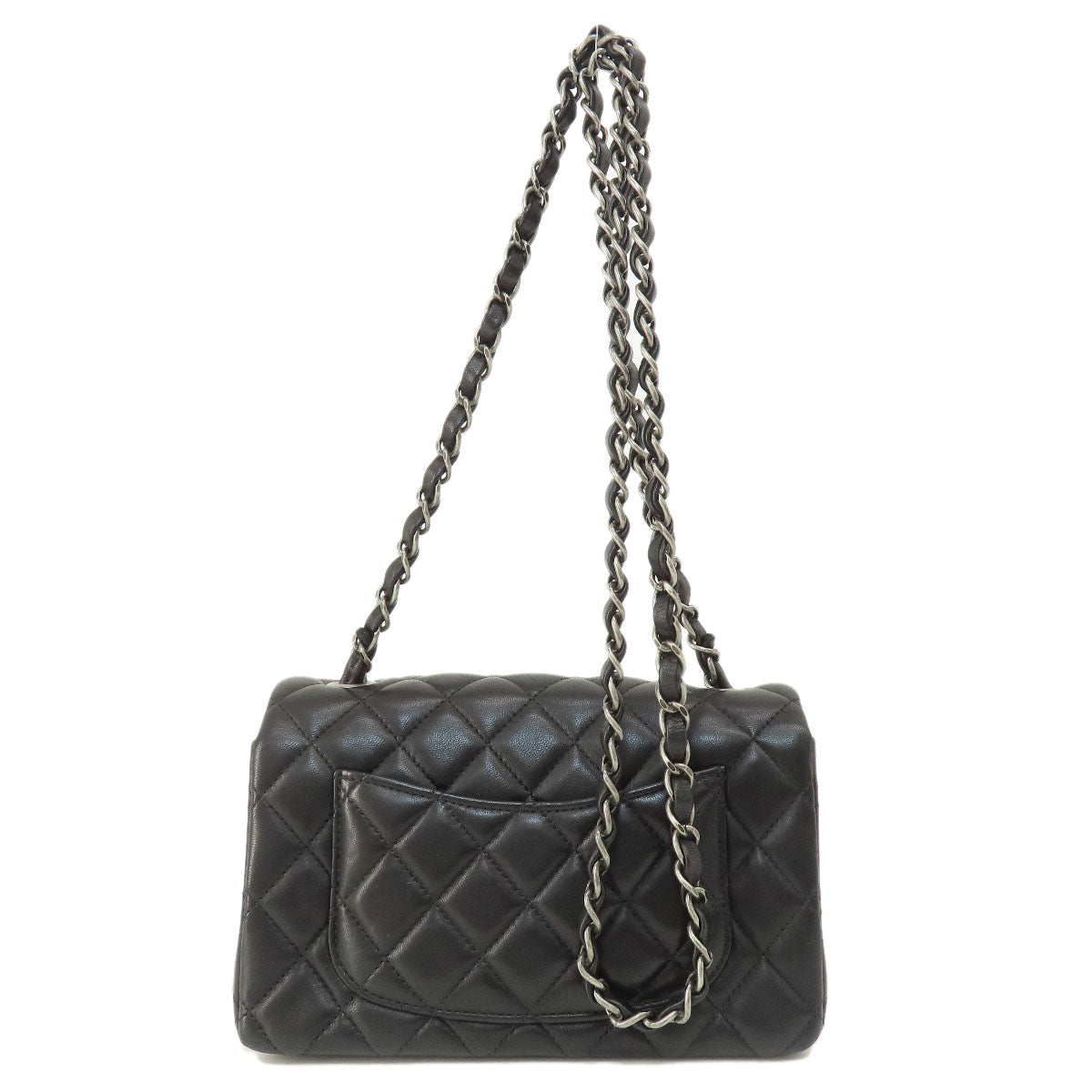 CHANEL ChainShoulder Matelasse SilverHardware Shoulder Bag Lambskin Ladies [Used]