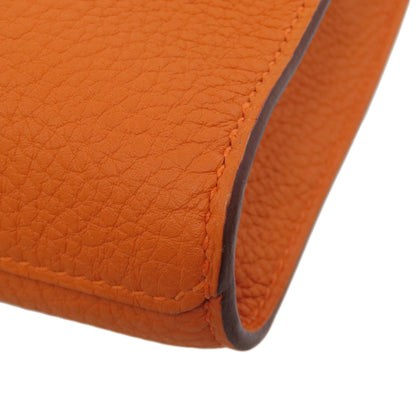 HERMES Sac A Depeche 21 SilverHardware Shoulder Bag Taurillon Clemence Ladies [Used]