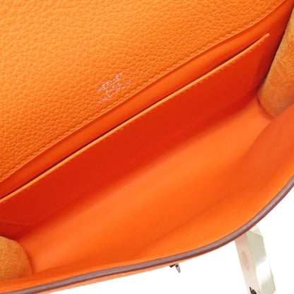 HERMES Sac A Depeche 21 SilverHardware Shoulder Bag Taurillon Clemence Ladies [Used]