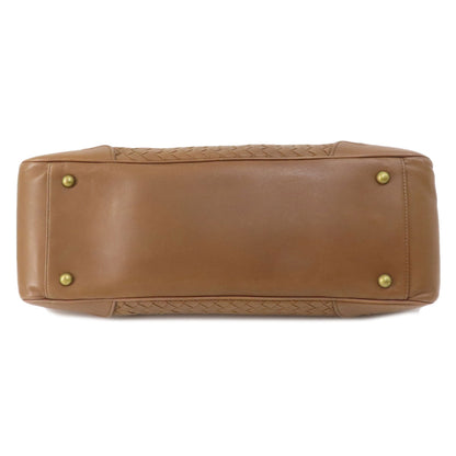 ボッテガヴェネタ イントレチャート トートバッグ レザー レディース 【中古】【BOTTEGA VENETA】