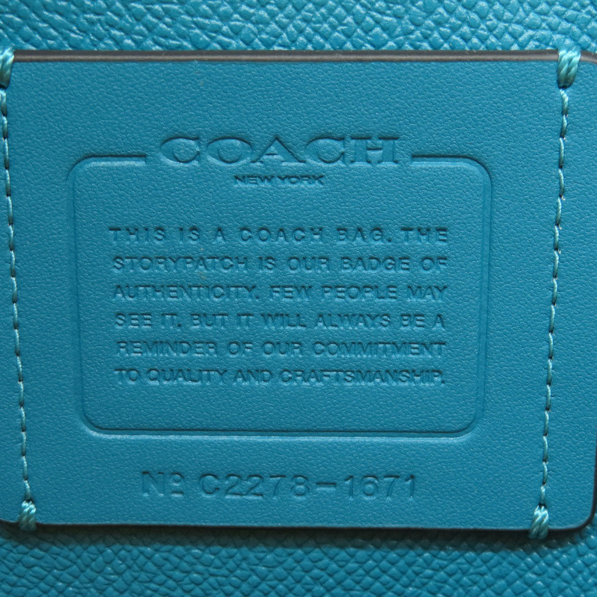 COACH  1671 Tote Bag logo Leather Ladies