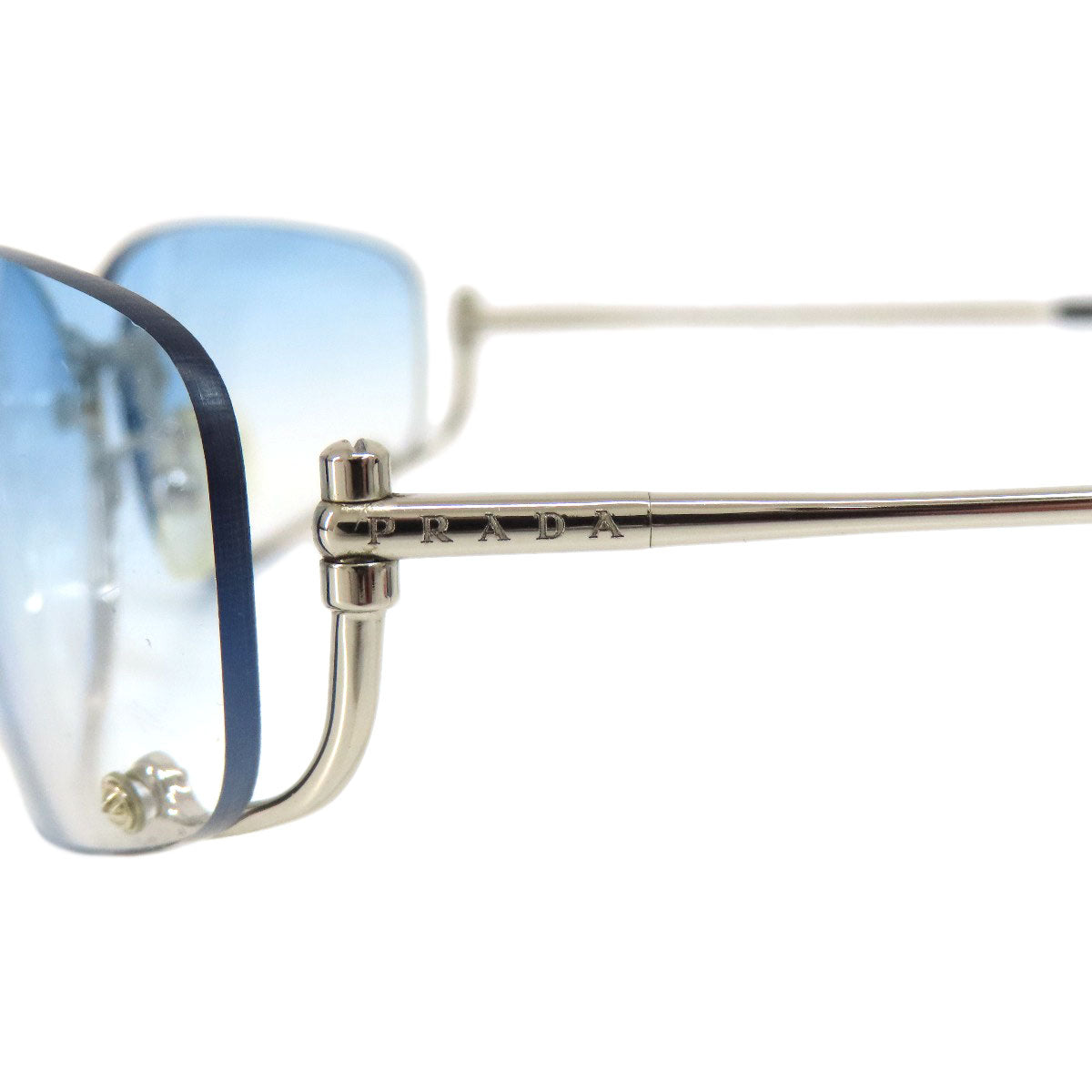 PRADA   sunglasses logo Metal PlasticLadies