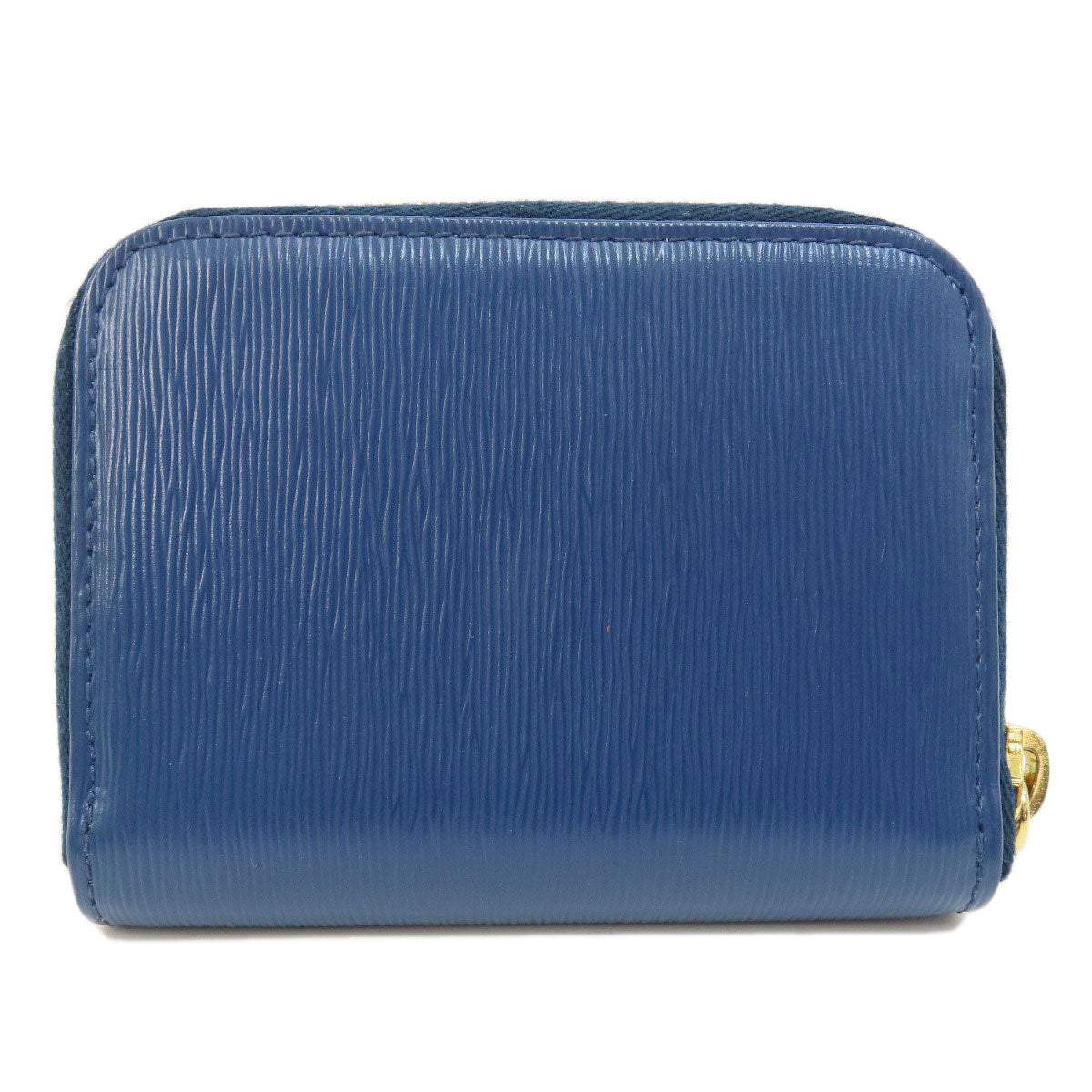 PRADA Saffiano Logo Hardware coin purse Leather Ladies [Used]