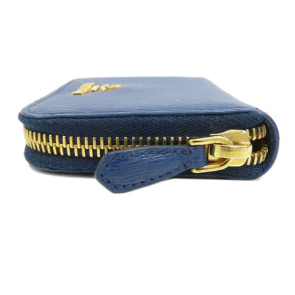 PRADA Saffiano Logo Hardware coin purse Leather Ladies [Used]