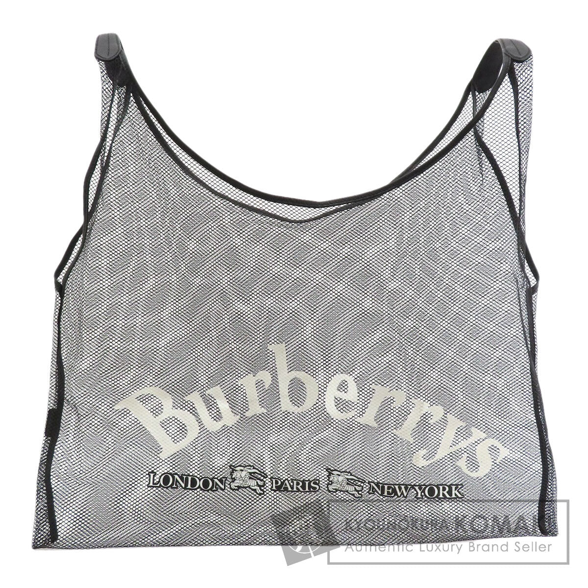 BURBERRY   Tote Bag Mesh Net Tote Polyester LeatherLadies