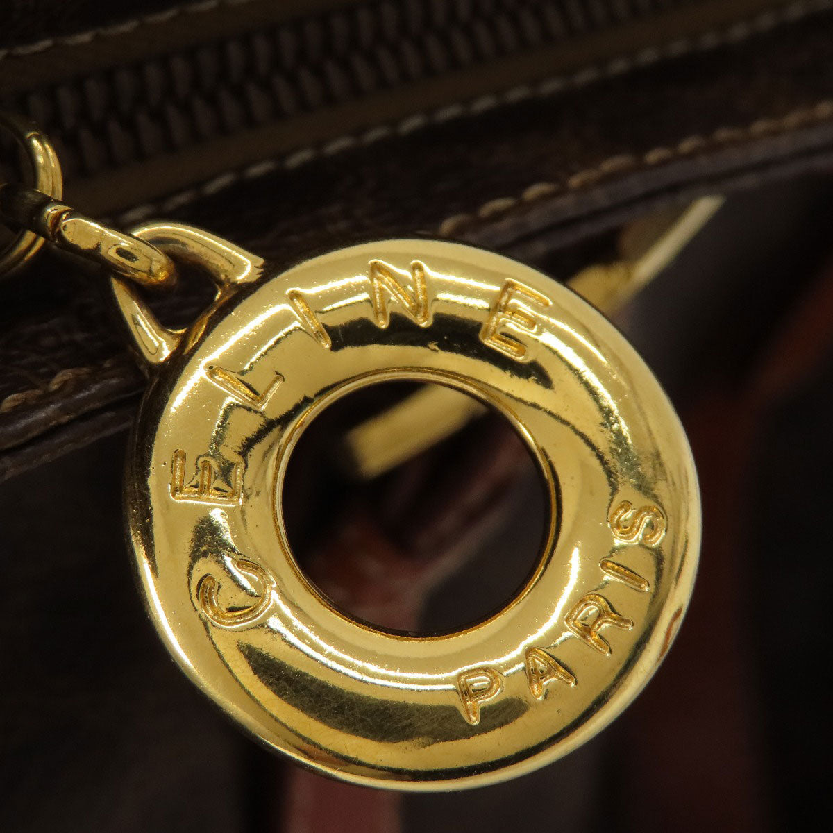 CELINE Macadam pattern Tote Bag PVC Ladies [Used]