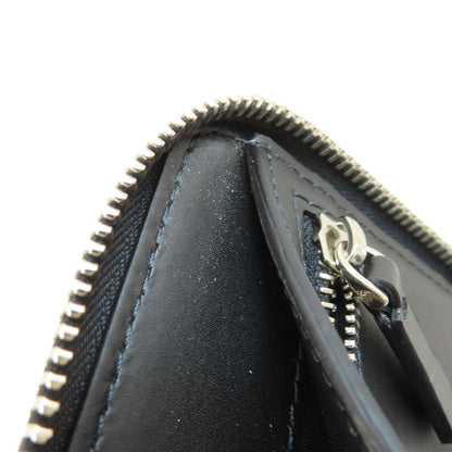 VALENTINO GARAVANI logo Bifold Wallet with Coin Pocket Leather Ladies [Used]