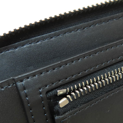 VALENTINO GARAVANI logo Bifold Wallet with Coin Pocket Leather Ladies [Used]