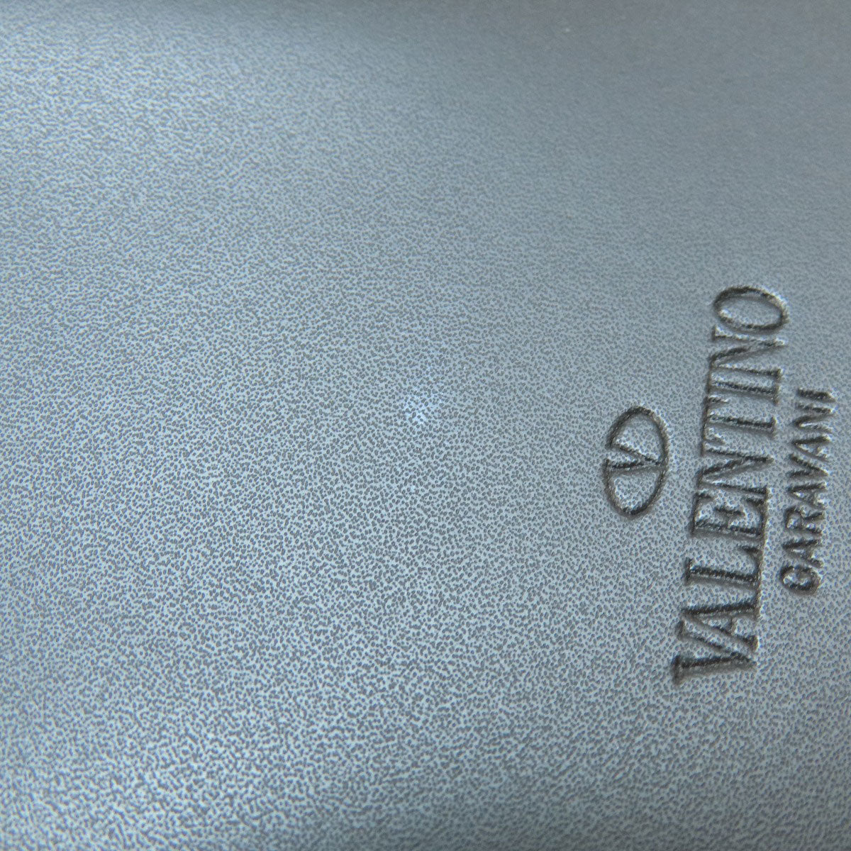 VALENTINO GARAVANI logo Bifold Wallet with Coin Pocket Leather Ladies [Used]