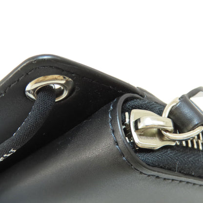 VALENTINO GARAVANI logo Bifold Wallet with Coin Pocket Leather Ladies [Used]