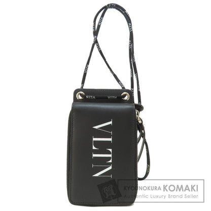 VALENTINO GARAVANI logo Bifold Wallet with Coin Pocket Leather Ladies [Used]