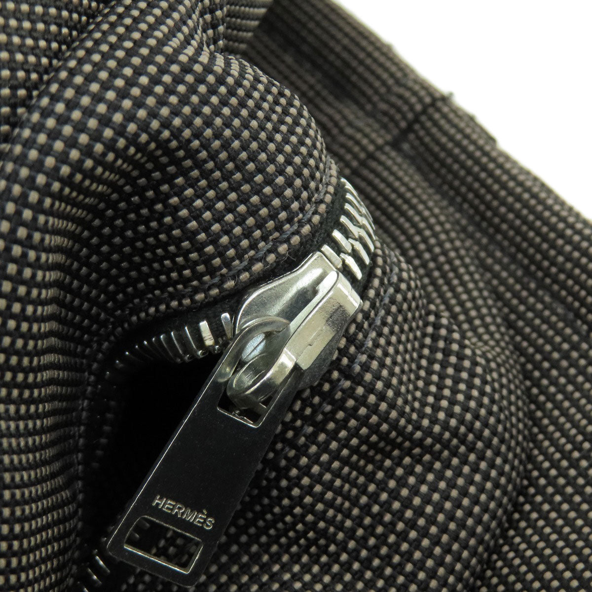 HERMES Her LineMM Handbag Canvas Ladies [Used]