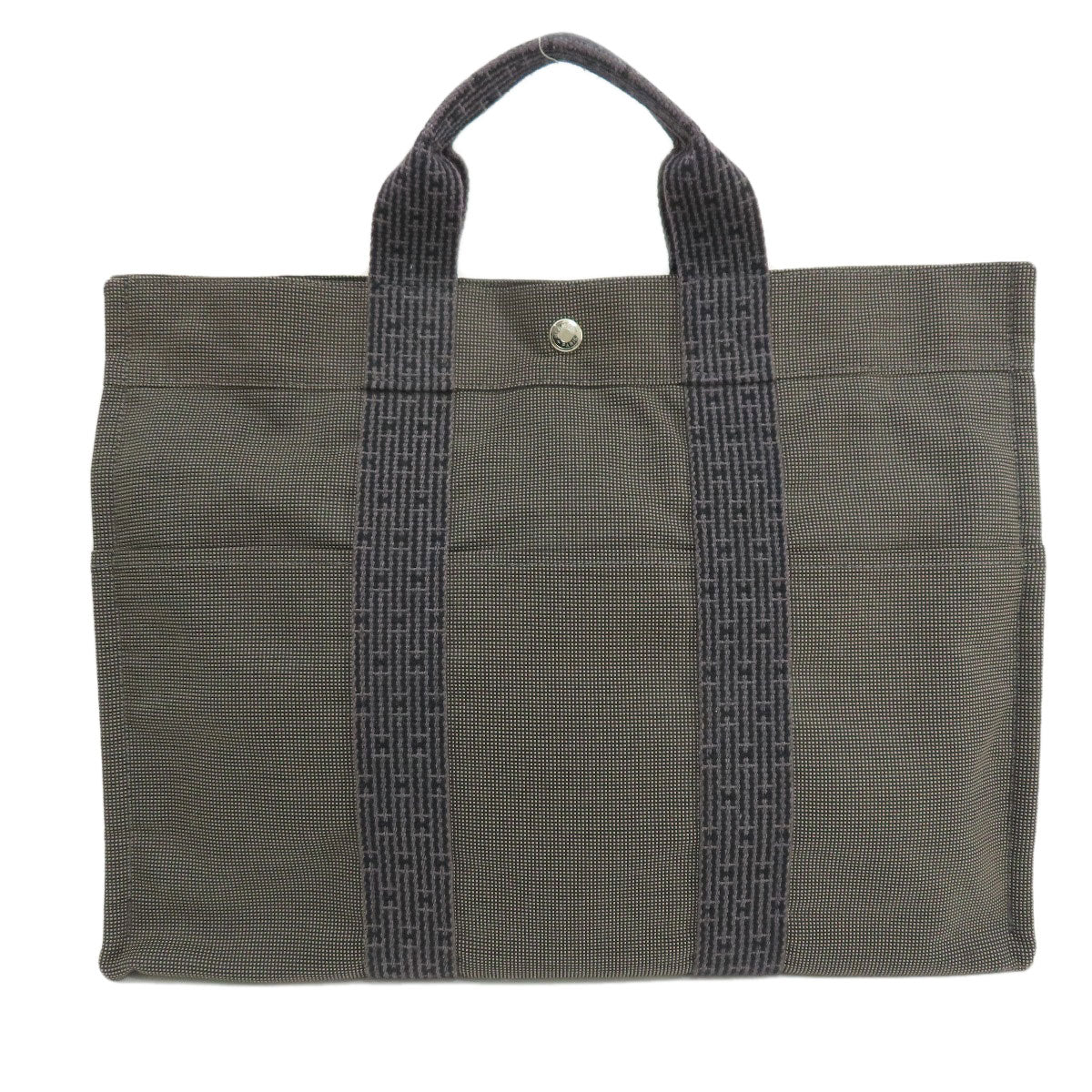 HERMES Her LineMM Handbag Canvas Ladies [Used]