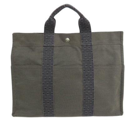 HERMES Her LineMM Handbag Canvas Ladies [Used]