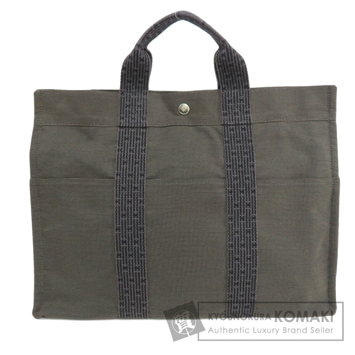 HERMES Her LineMM Handbag Canvas Ladies [Used]