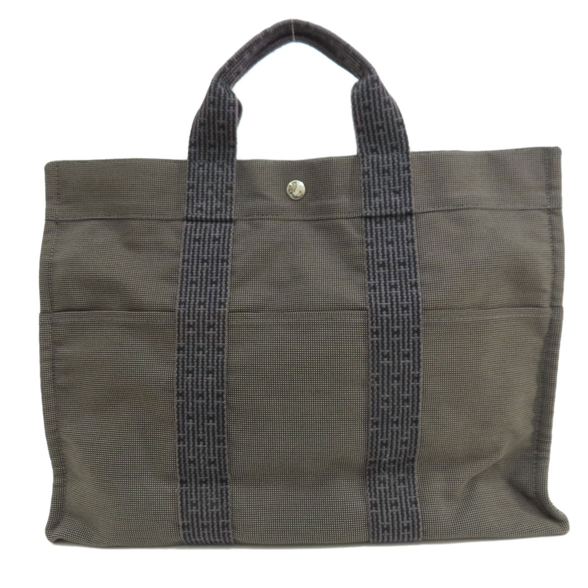 HERMES Her LineMM Handbag Canvas Ladies [Used]