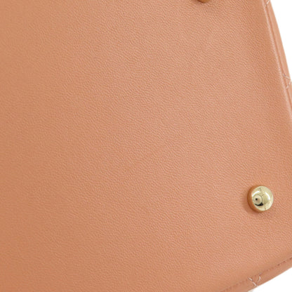 CHANEL Vanity 2WAY GoldHardware Handbag Calf Ladies [Used]