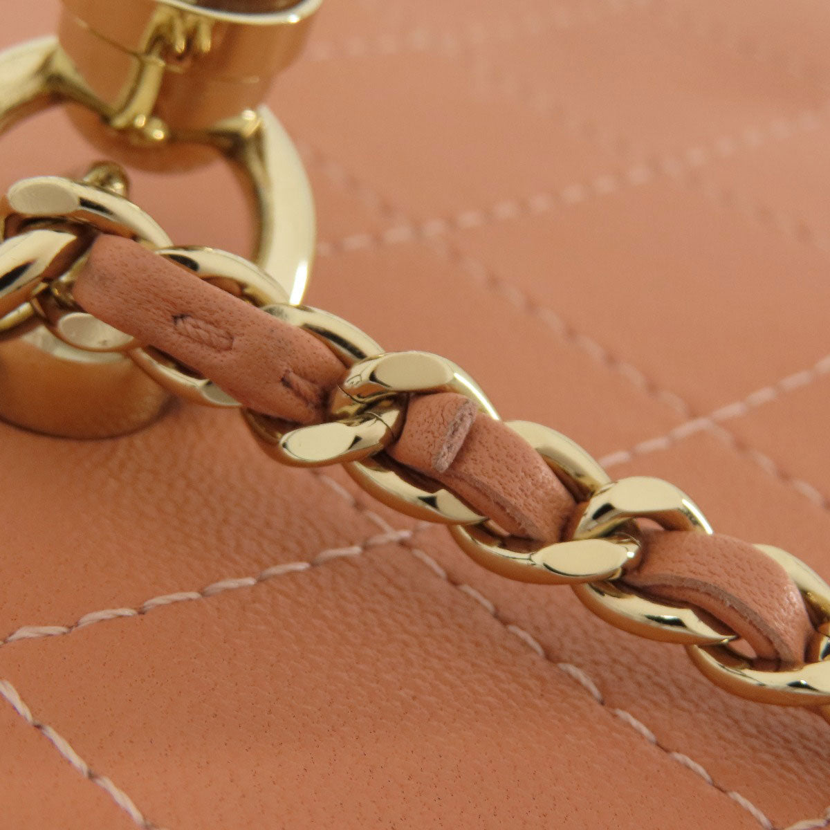 CHANEL Vanity 2WAY GoldHardware Handbag Calf Ladies [Used]