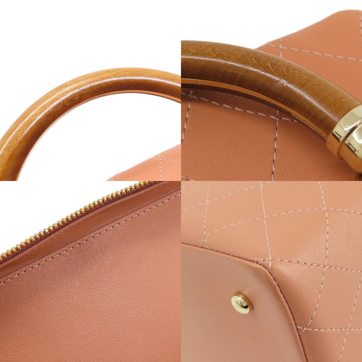 CHANEL Vanity 2WAY GoldHardware Handbag Calf Ladies [Used]