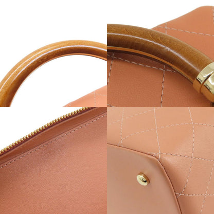 CHANEL Vanity 2WAY GoldHardware Handbag Calf Ladies [Used]