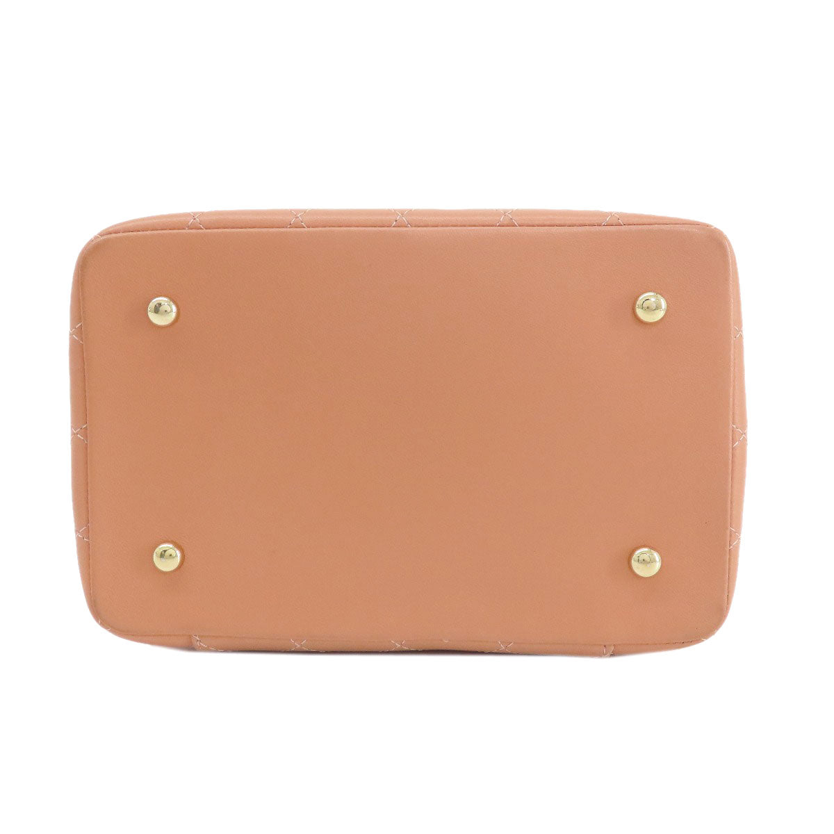 CHANEL Vanity 2WAY GoldHardware Handbag Calf Ladies [Used]